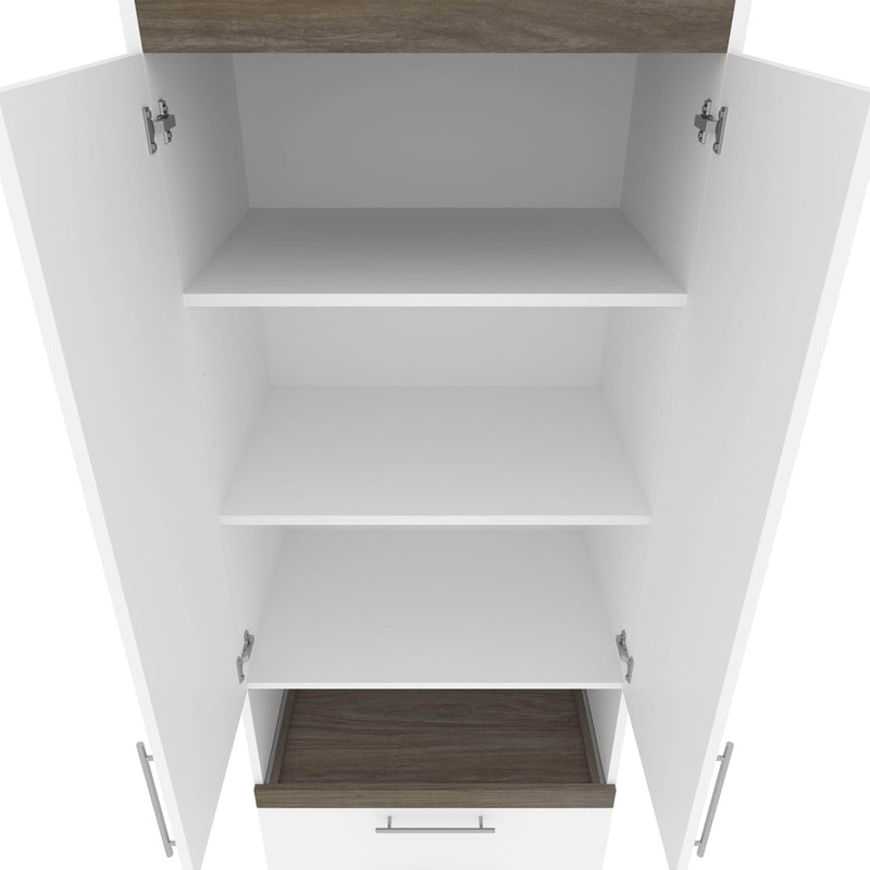 Modubox Storage Cabinet Orion 30"W Storage Cabinet with Pull-Out Shelf - Available in 2 Colours