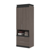Modubox Storage Cabinet Orion 30"W Storage Cabinet with Pull-Out Shelf - Available in 2 Colours