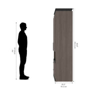 Modubox Storage Cabinet Orion 30"W Storage Cabinet with Pull-Out Shelf - Available in 2 Colours