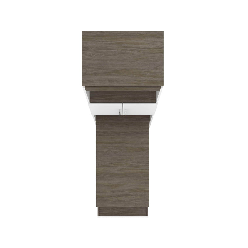 Modubox Storage Cabinet Orion Shelving Unit with Fold-Out Desk - Available in 2 Colours