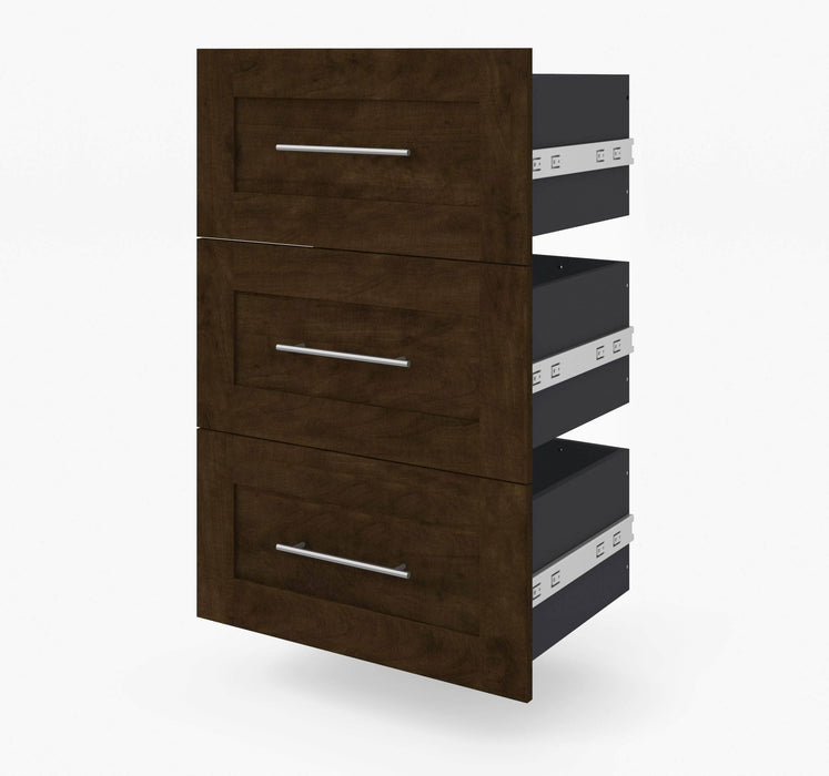 Modubox Storage Drawers Chocolate Pur 3 Drawer Set for Pur 25W Storage Unit - Available in 3 Colours