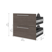 Modubox Storage Drawers Orion 2 Drawer Set For Orion 20"W Narrow Shelving Unit - Available in 2 Colours