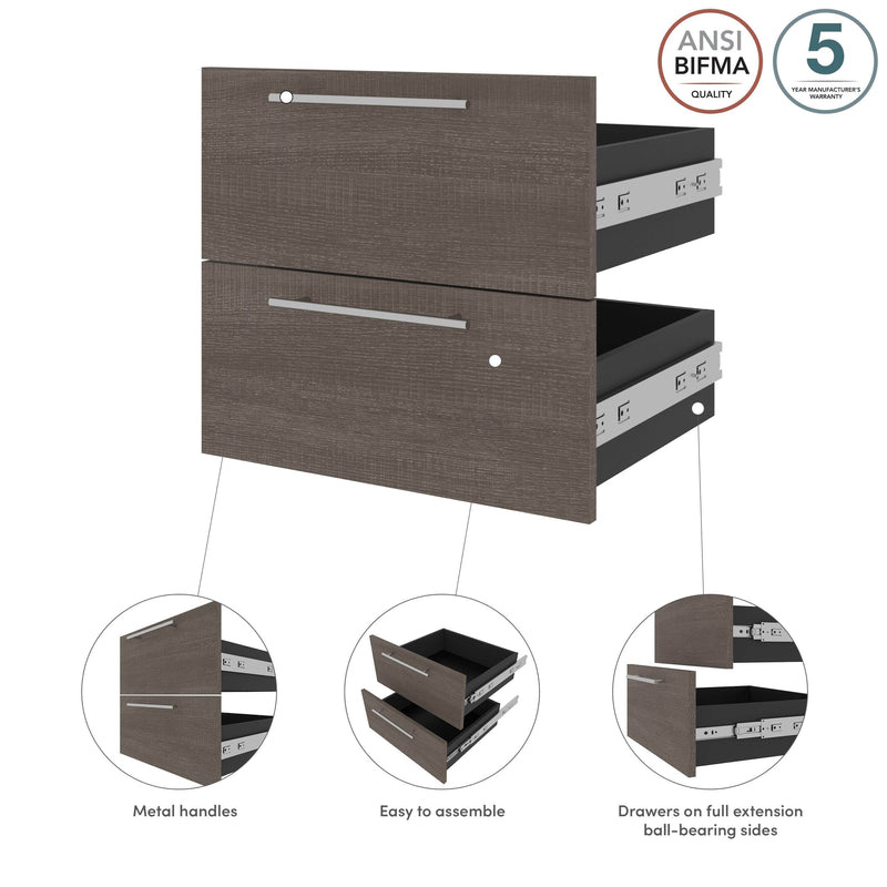Modubox Storage Drawers Orion 2 Drawer Set For Orion 20"W Narrow Shelving Unit - Available in 2 Colours