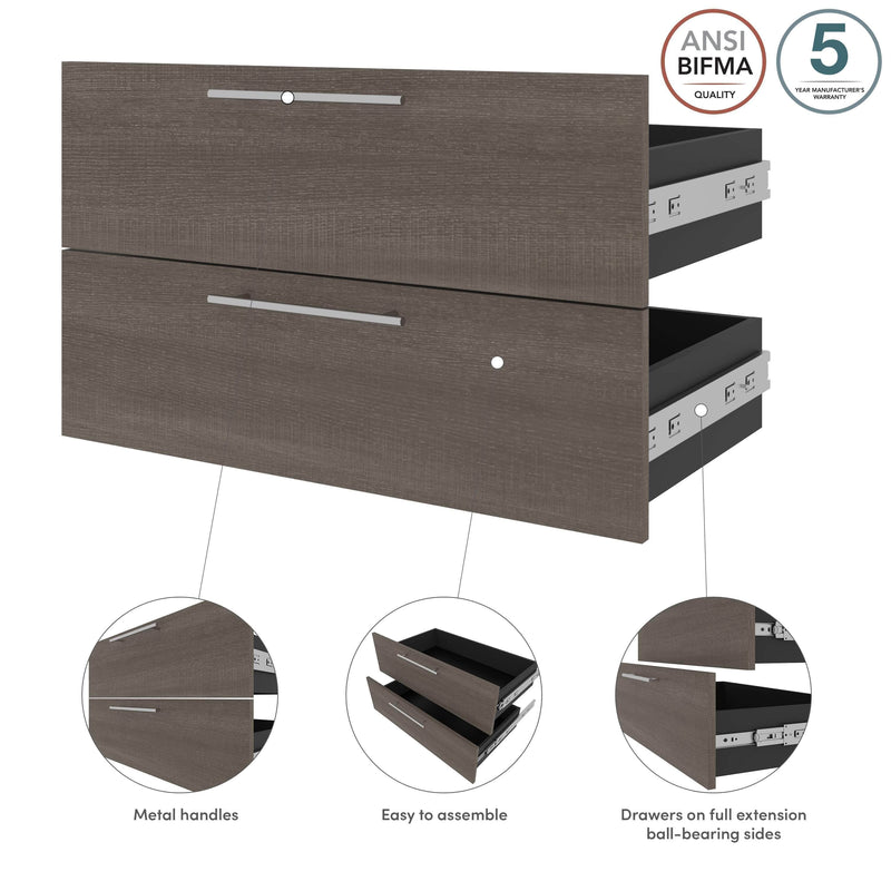 Modubox Storage Drawers Orion 2 Drawer Set For Orion 30"W Shelving Unit - Available in 2 Colours