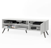 Modubox TV Stand Krom 54"W TV Stand with Metal Legs for 60" TV - Available in 2 Colours
