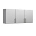 Modubox Wall Cabinet Grey Elite 54 inch Wall Cabinet - Multiple Options Available