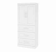 Modubox Wardrobe Pur 36W Wardrobe with 3 Drawers - Available in 2 Colours