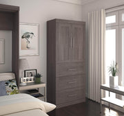Modubox Wardrobe Pur 36W Wardrobe with 3 Drawers - Available in 2 Colours