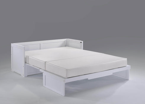 Night and Day Murphy Bed Murphy Cube Cabinet Bed with Queen Size Gel Memory Foam Mattress - Available in 4 Colours