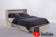 Night and Day Murphy Cabinet Bed Daisy Murphy Cabinet Bed with Queen Gel Memory Foam Mattress - Available in 3 Colours