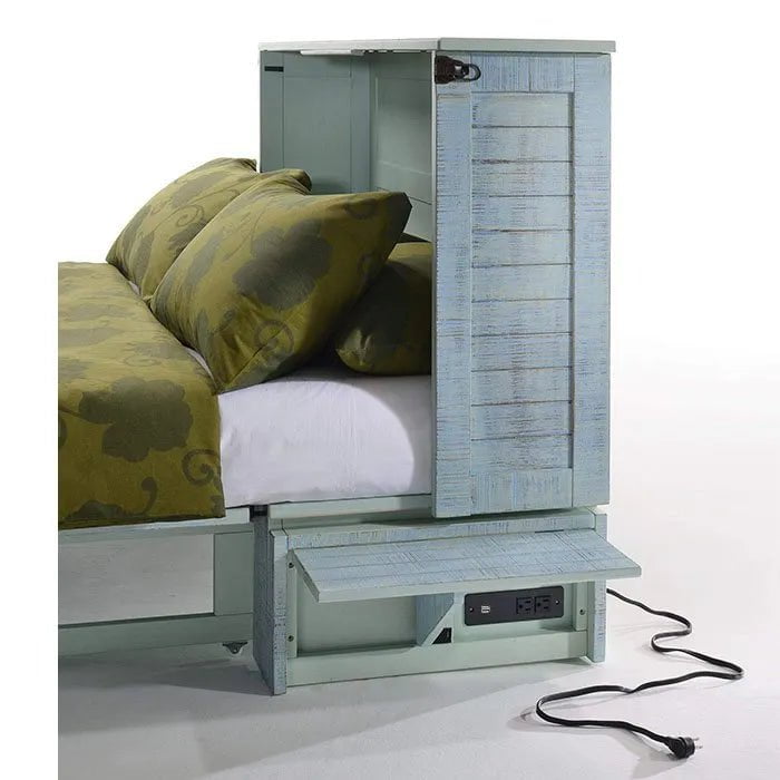 Night and Day Murphy Cabinet Bed Poppy Cabinet Murphy Bed with Queen Gel Memory Foam Mattress - Available in 4 Colours