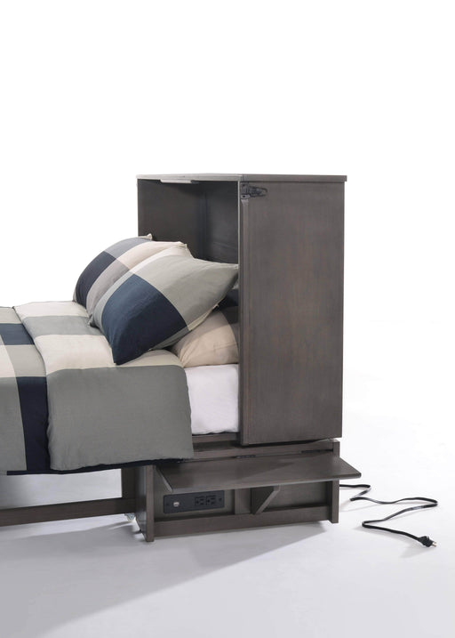 Night and Day Murphy Cabinet Bed Sagebrush Murphy Bed Cabinet with Queen Gel Memory Foam Mattress - Available in 2 Colours