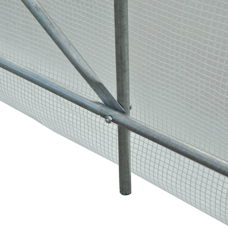 Pending - Aosom 11.5x6.6x6.6ft Walk-in Tunnel Greenhouse Garden Plant Growing House Portable - White