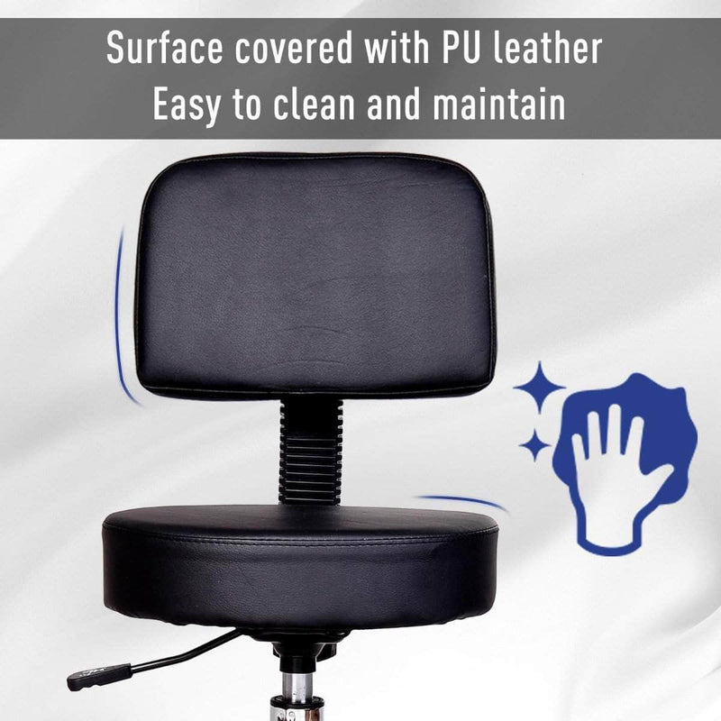 Pending - Aosom Chair Salon Chair Massage Stool SPA Swivel Health Beauty - Available in 2 Colours