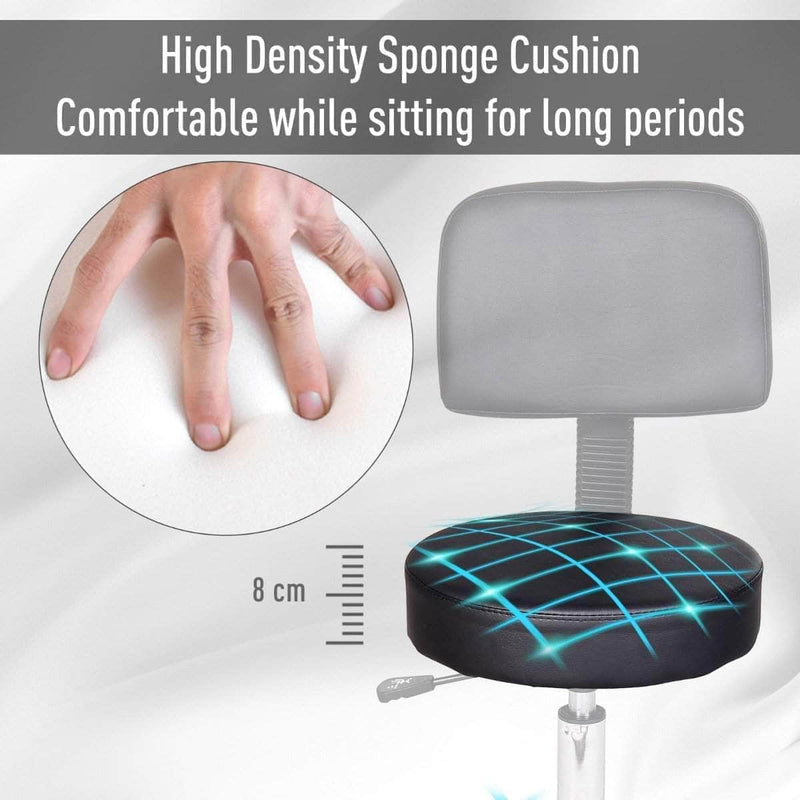Pending - Aosom Chair Salon Chair Massage Stool SPA Swivel Health Beauty - Available in 2 Colours