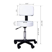 Pending - Aosom Chair Salon Chair Massage Stool SPA Swivel Health Beauty - Available in 2 Colours