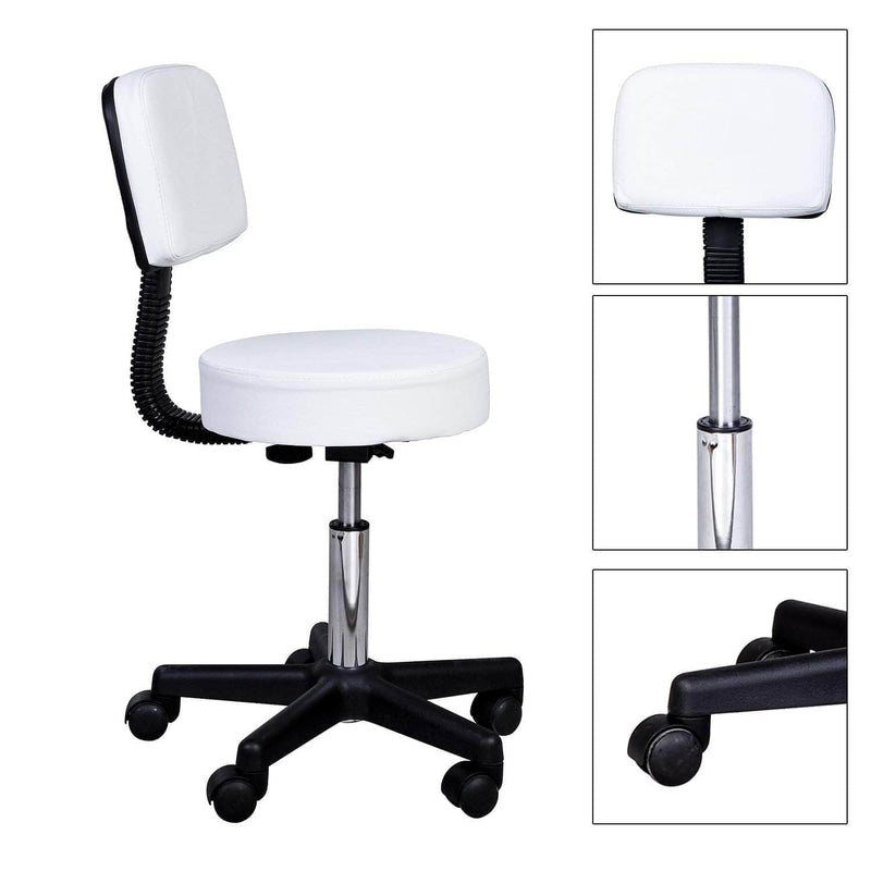 Pending - Aosom Chair Salon Chair Massage Stool SPA Swivel Health Beauty - Available in 2 Colours
