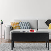 Pending - Aosom Coffee Table 39" Modern Lift Top Coffee Table Storage Shelf with Storage Compartment - Available in 2 Colours