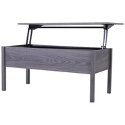 Pending - Aosom Coffee Table 39" Modern Lift Top Coffee Table Storage Shelf with Storage Compartment - Available in 2 Colours