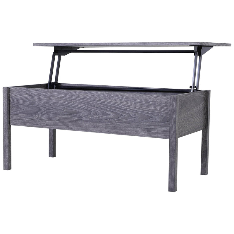 Pending - Aosom Coffee Table 39" Modern Lift Top Coffee Table Storage Shelf with Storage Compartment - Available in 2 Colours