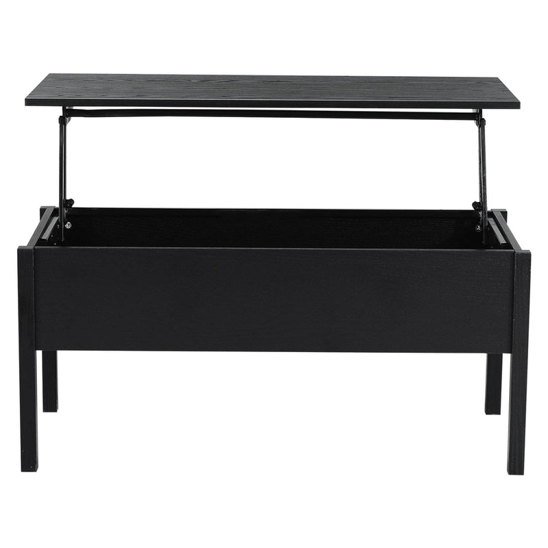 Pending - Aosom Coffee Table 39" Modern Lift Top Coffee Table Storage Shelf with Storage Compartment - Available in 2 Colours