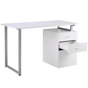 Pending - Aosom Computer Desk Industrial Style Office Desk Computer Desk with Multi-Use Removable File Drawers  - Available in 2 Colours