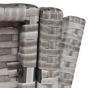 Pending - Aosom Conversation Set 6PCS Outdoor Patio Dining Table Sets All Weather PE Rattan Sofa Chair Furniture set Indoor Outdoor Backyard Garden with Cushions Khaqi - Light Grey Wicker