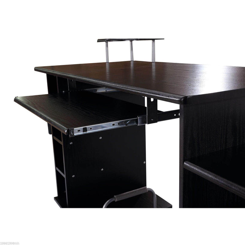 Pending - Aosom Desk 59.8" Wood Computer Desk Laptop Table Office Home Drawer Shelf - Black
