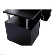 Pending - Aosom Desk 59.8" Wood Computer Desk Laptop Table Office Home Drawer Shelf - Black