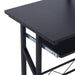 Pending - Aosom Desk Computer Desk Writing Workstation Portable Space Saving Home Office Wood with Keyboard Tray  - Black