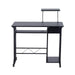 Pending - Aosom Desk Computer Desk Writing Workstation Portable Space Saving Home Office Wood with Keyboard Tray  - Black