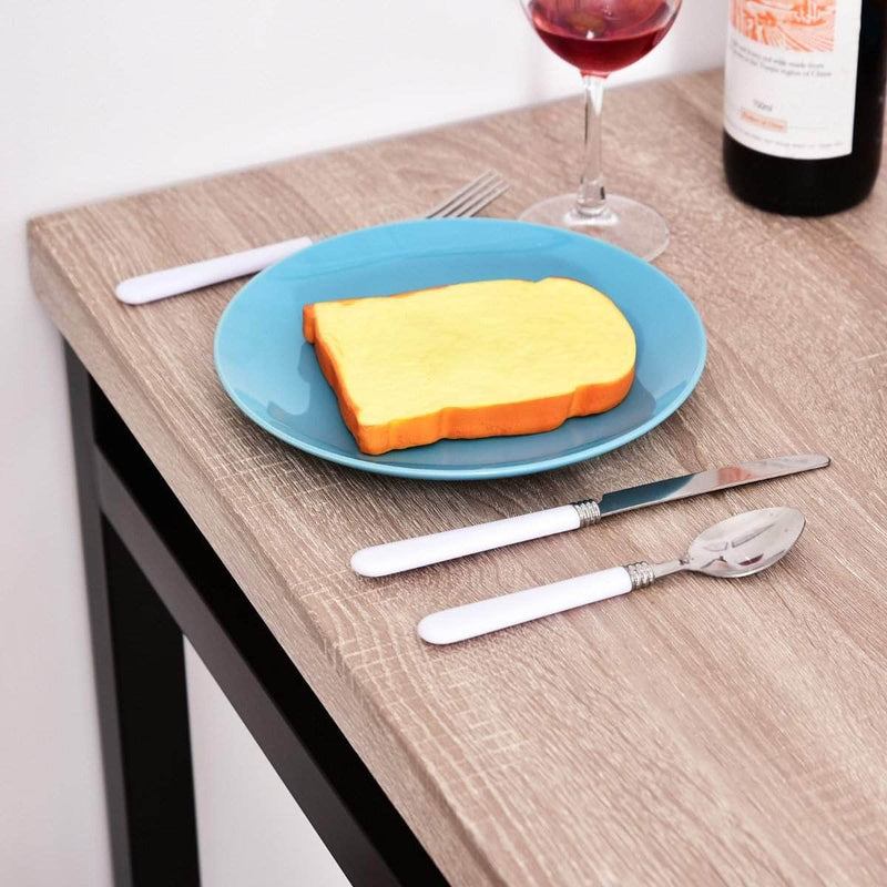 Pending - Aosom Dining Set 5PCs Wooden Dining Set Industrial Style Wood and Metal Kitchen Table Set for 4 Chairs Modern and Sleek Dinette - Coffee and Black