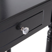 Pending - Aosom Dressing Set Wood Dressing Vanity Makeup Table with Stool Tri-Mirror 2 Drawers - Available in 2 Colours