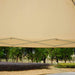 Pending - Aosom Easy Pop Up Canopy Tent with Mesh Side Walls, 10-Feet x 10-Feet, Ta - Tan