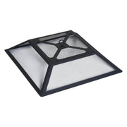 Pending - Aosom Fire Pit 32" Square Fire Fit Outdoor Steel Firepit Backyard Patio Garden Stove w/ Rain Cover - Black