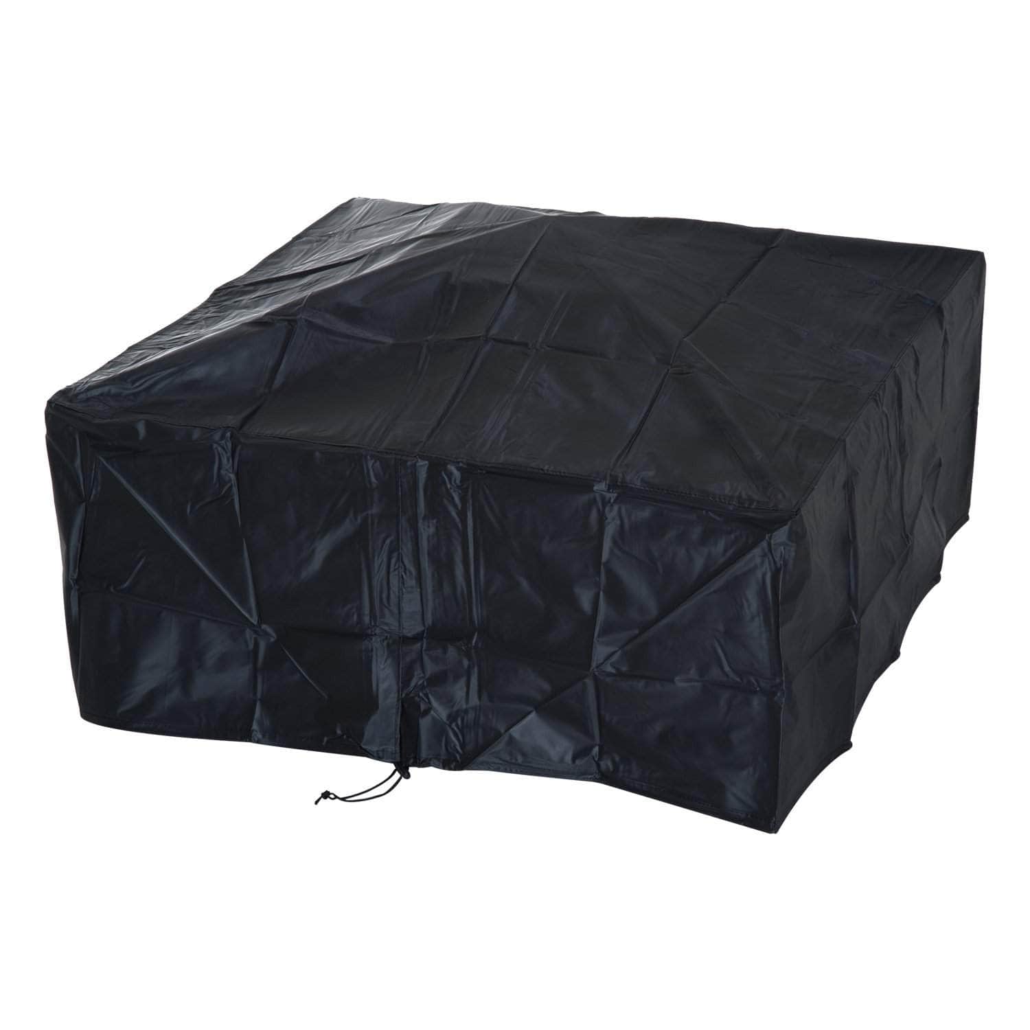 Outsunny 32 Inch Wood Burning Square Steel Outdoor Fire Fit in