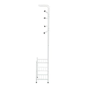 Pending - Aosom Hall Tree Heavy Duty 2-In-1 Metal Coat Shoe Rack Entryway Hall Tree 18 Hooks with 3 Tier Shelves  - Available in 2 Colours