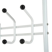Pending - Aosom Hall Tree Heavy Duty 2-In-1 Metal Coat Shoe Rack Entryway Hall Tree 18 Hooks with 3 Tier Shelves  - Available in 2 Colours