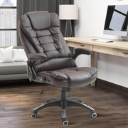Pending - Aosom Office Chair Heated Massage Executive Office Chair High Back Swivel Leather Adjustable Vibrating Furniture - Available in 4 Colours