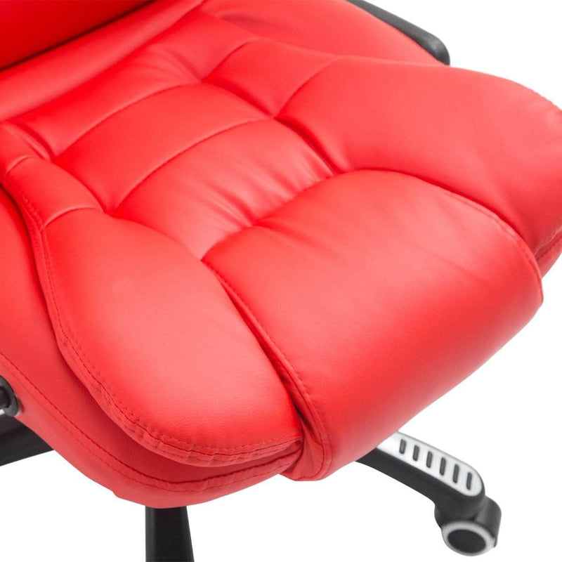 Pending - Aosom Office Chair Heated Massage Executive Office Chair High Back Swivel Leather Adjustable Vibrating Furniture - Available in 4 Colours