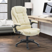 Pending - Aosom Office Chair Heated Massage Executive Office Chair High Back Swivel Leather Adjustable Vibrating Furniture - Available in 4 Colours