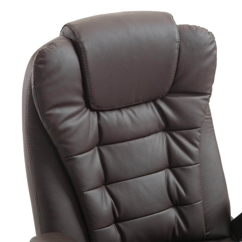 Pending - Aosom Office Chair Heated Massage Executive Office Chair High Back Swivel Leather Adjustable Vibrating Furniture - Available in 4 Colours