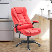 Pending - Aosom Office Chair Heated Massage Executive Office Chair High Back Swivel Leather Adjustable Vibrating Furniture - Available in 4 Colours
