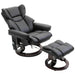 Pending - Aosom Recliner Chair Black Massage Sofa Recliner Chair with Footrest 10 Vibration Point Faux Leather - Available in 2 Colours