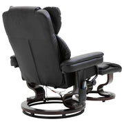 Pending - Aosom Recliner Chair Massage Sofa Recliner Chair with Footrest 10 Vibration Point Faux Leather - Available in 2 Colours