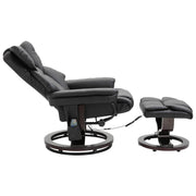 Pending - Aosom Recliner Chair Massage Sofa Recliner Chair with Footrest 10 Vibration Point Faux Leather - Available in 2 Colours