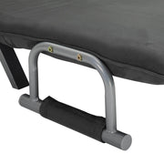 Pending - Aosom Sofa Two Person Convertible Sofa Bed Folding Arm w/ Pillow - Grey