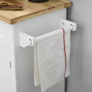 Pending - Aosom Spice Rack Rolling Kitchen Island Trolley Cart Spice Rack Towel Rack Drawer Wood Top  - White