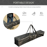 Pending - Aosom Tent Easy Pop Up Canopy Tent with Mesh Side Walls, 10-Feet x 10-Feet - Tan