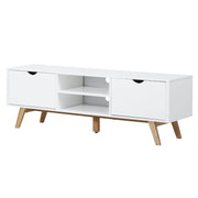Pending - Aosom TV Stand TV Stand Shelf Media Entertainment Center Modern Living Room Elegent Style - White